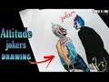 Attitude jokers drawing🎨||free fire jokers bundle drawing🎨