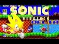 Sonic Delta [Hack Game] (Genesis/Mega Drive) Playthrough/Longplay (All Emeralds) (No Damage)