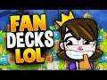 FANS MAKE MY Mini Collection DECK in CLASH ROYALE.. YIKES!!!