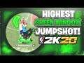 HIGHEST GREEN WINDOW JUMPSHOT AFTER PATCH 10! | NBA 2K20 BEST JUMPSHOT AFTER PATCH 1.10