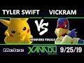 S@X 321 SSBM - Tyler Swift (Pikachu) Vs. Vickram (Falco) Smash Melee Winners Finals