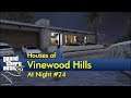 #24 - Houses of Vinewood Hills at Night [The GTA V Tourist]