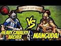 200 (Huns) Heavy Cavalry Archers vs 133 Elite Mangudai (Total Resources) | AoE II: Definitive E