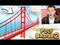 CONSTRUÇÃO da MAIOR PONTE!!! (GOLDEN GATE) - Poly Bridge 2
