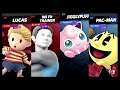 Super Smash Bros Ultimate Amiibo Fights  – Request #18182 Lucas & Wii Fit vs Jigglypuff & Pac Man