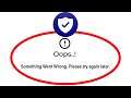 Fix JioSecurity Apps Oops Something Went Wrong Error Please Try Again Later Problem Solved
