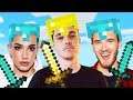 MINECRAFT with Pewdiepie & James Charles