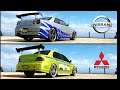 Mitsubishi Lancer Evo vs Nissan Skyline GT R R34 - 2 Fast and 2 Furious | Forza horizon 4