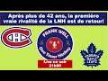 Moins de 24 heures avant le premier duel Canadiens vs Maple Leafs