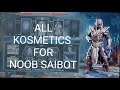 Mortal Kombat 11 All Noob Saibot Skins, Gear, And Kosmetics