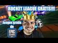 GANO EN MI PRIMER PARTIDA | ROCKET LEAGUE GRATIS | EPIC STORE | THECHRISVAZQUEZ | Gameplay Español