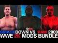 SMACKDOWN VS. RAW 2009 MODS BUNDLE W/ BONUS WM 24 ARENA MOD! (WWE 2K MODS)
