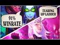 91% Winrate (10-1) | Soul Demon Hunter is SO STRONG! | Darkmoon Faire | Hearthstone