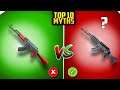 AKM vs M762 DAMAGE PUBG MOBILE LITE || TOP 10 MYTHBUSTER IN PUBG MOBILE LITE | GUN COMPARISON