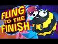 Fling to the Finish - NEW LEVELS TO EXPLORE!! (4-Player Gameplay)