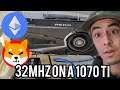 MINING SHIBA INU COIN ON A GPU! + HOW I GET 32MHZ ON MY 1070 Ti!