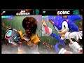 Super Smash Bros Ultimate Amiibo Fights – Sora & Co #122 Doom Slayer vs Sonic
