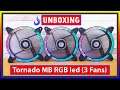 Unboxing ▪️  Kit Fan Rise Mode Tornado MB RGB led (3 Fans) ▪️