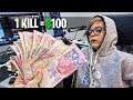 1 KILL = $100 PARA THIAGO !! - Robleis