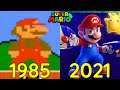 Evolution of Super Mario Games 1985-2021