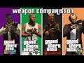 GTA Weapons || GTA Episodes From Liberty City (EFLC) vs GTA 5 (Comparisson)