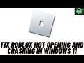 How to Fix Roblox Not Opening and Crashing in Windows 11