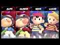 Super Smash Bros Ultimate Amiibo Fights – Request #16400 Alph & Olimar vs Ness & Lucas