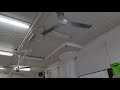 Two Dayton (Leading Edge) 48 inch Commercial/Industrial ceiling fans (quick test run)