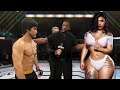 UFC 4 | Bruce Lee vs. Gina Linda (Plus-Size) (EA Sports UFC 4)