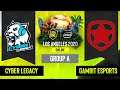 Dota2 - Gambit Esports vs. Cyber Legacy - Game 2 - Group A - EU/CIS - ESL One Los Angeles