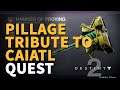 Pillage Tribute to Caiatl Destiny 2