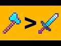 Don't Use a Sword, Use Axes Instead : Minecraft