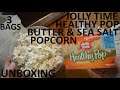 Unboxing Jolly Time Healthy Pop Butter & Sea Salt Microwave Popcorn 3 Bag Box
