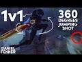 1v1: 360 WIDOWMAKER JUMPING SHOT | Overwatch