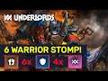 6 Warrior Stomp Build! Ultra Tank + Healing Combo! | Dota Underlords