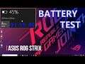 Asus ROG Battery Test 100 to 0 % Timelapse (20x)