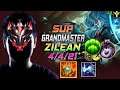 GrandMaster Zilean Support vs Lulu - 천상계 서폿 질리언 템트리 룬 슈렐 수호자 - LOL KR 11.9