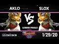 Hax’s Nightclub S1E5 - Slox (Fox) Vs. Aklo (Fox) SSBM Losers Finals