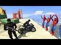GTA 5 Crazy Ragdolls Robocop VS Spiderman Compilation vol.1 (Euphoria Physics | Funny Moments )Fails