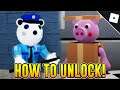 How to get the "HERO OR EVIL" AND "PIG IN BOX" BADGES & MORPHS in PIGGY RP : INFECTION | Roblox