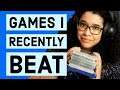 Mandy Rambles- Games I BEAT + Games I'm Currently Playing