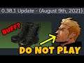 Patch Notes 0.38.1 - Minor Patch | Worst Meta Ever