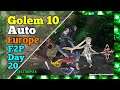 Epic Seven EUROPE GOLEM 10 Auto Team (Ken Achates Carmainerose Axe) Gameplay Epic 7 [EU F2P Day 20]