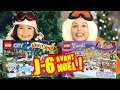 J-6 AVANT NOEL: ON OUVRE LES CALENDRIERS LEGO CITY AND FRIENDS! Demo Jouets