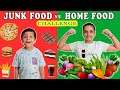 JUNK FOOD vs HOME FOOD Challenge | Funny Healthy Eating Moral Story for kids | Aayu and Pihu Show