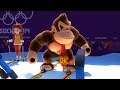 Mario & Sonic at the Sochi 2014 Olympic Winter Games - All Characters Freestyle Ski Cross Gameplay