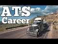 American truck simulator - v1.38 Career - Day 28 Idaho Dlc & Truck physics