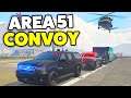 AREA 51 CONVOY CARRYING PRECIOUS CARGO - GTA 5 RP (Moving Cargo Before The AREA 51 Raid)