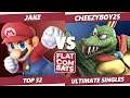 Flat Combats 10 Top 32 - Jake (Mario) Vs. CheezyBoy25 (K Rool) SSBU Smash Ultimate