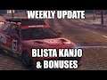 GTA Online Weekly Update- Blista Kanjo & Huge Bonuses